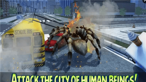 巨型蜘蛛城市攻击模拟3D免费版
